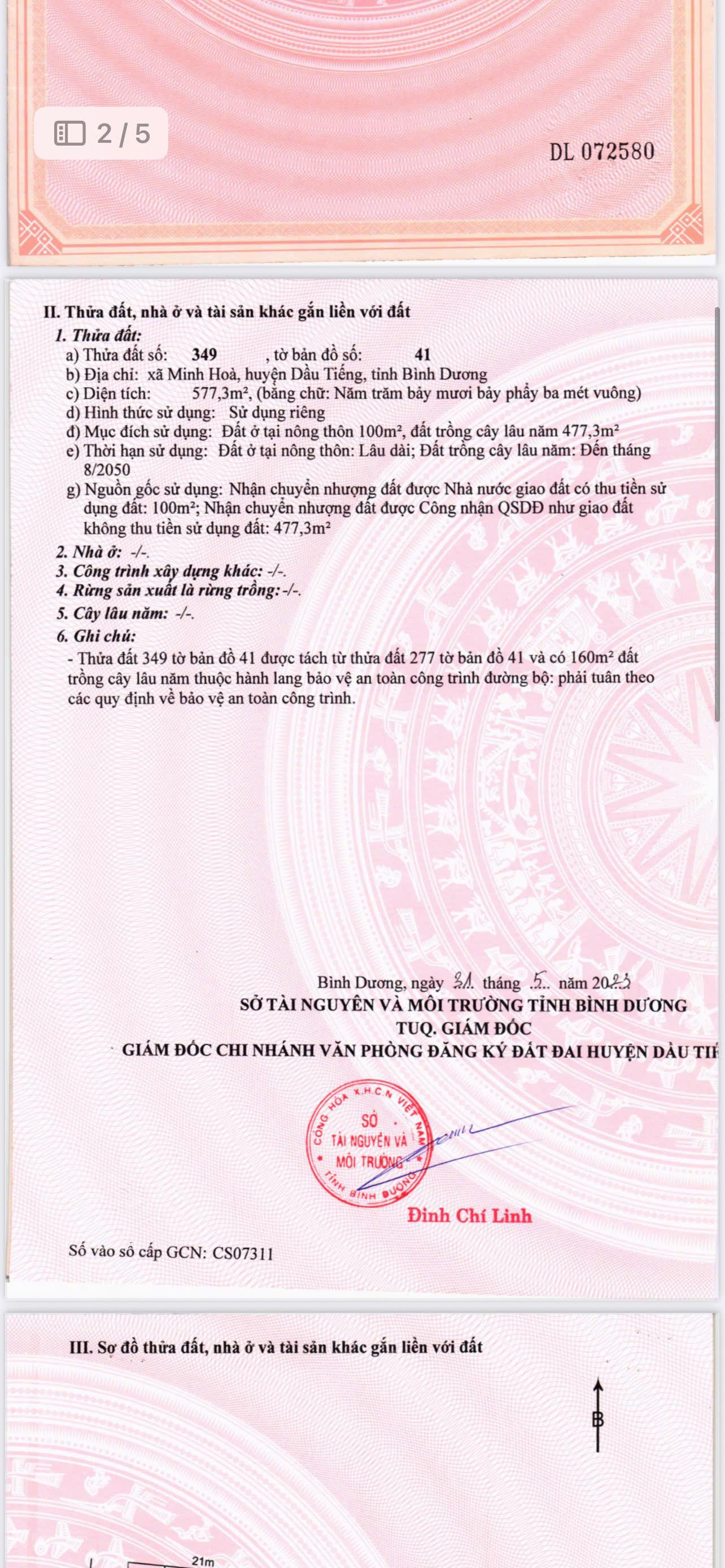 Bán gấp lô đất 577m2 ĐT744 mặt tiền 10m, đường 42m, giá ưu đãi nhanh chóng cho nhà đàu tư