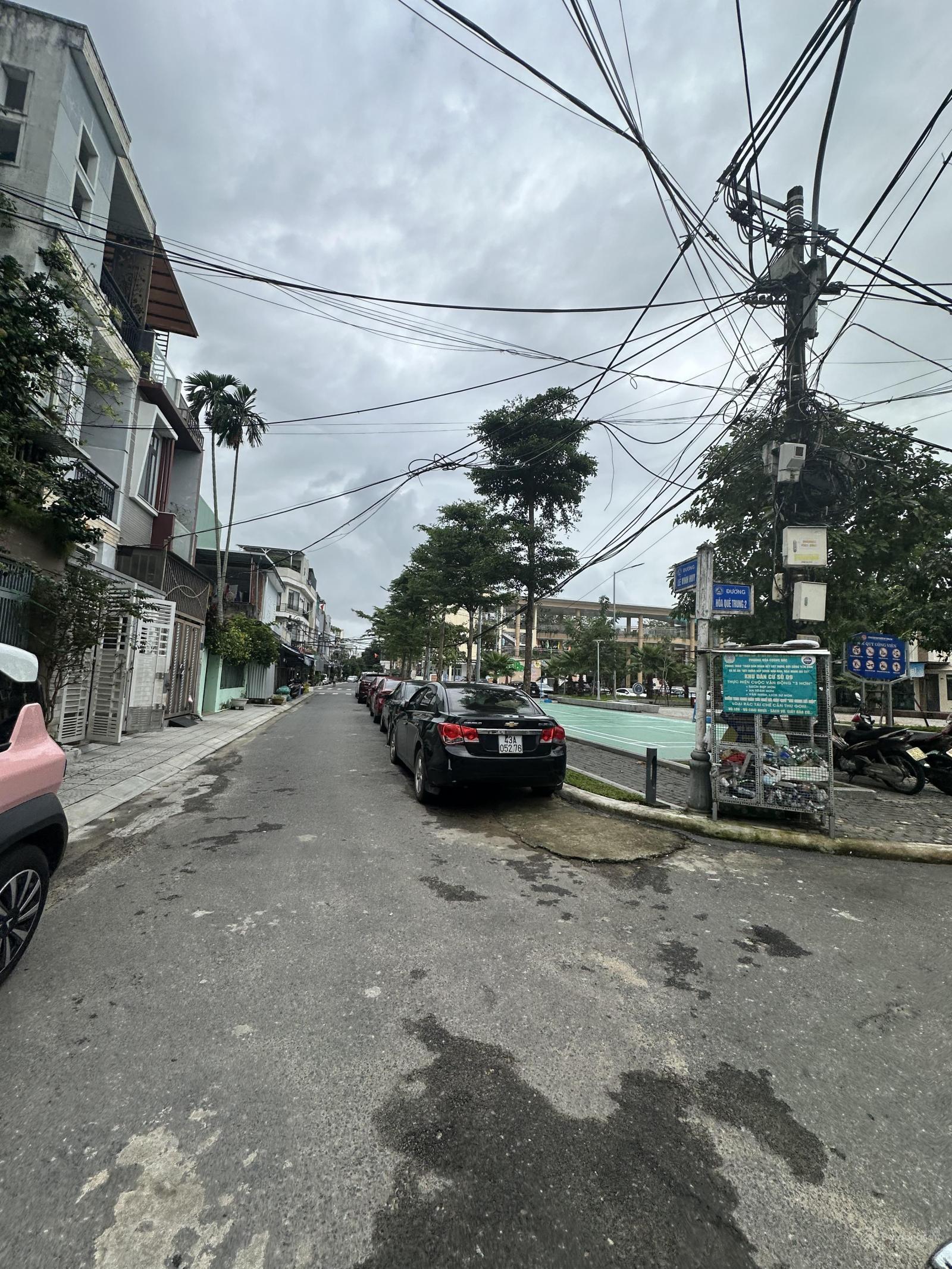 Bán Góc 2MT Hoà Cường , đường Lê Vĩnh Huy giá 6.7 tỷ , LH Tuyết