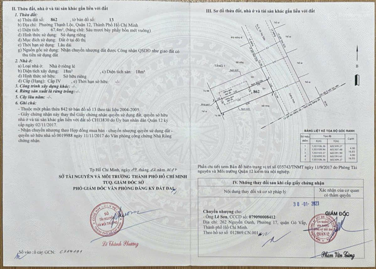 Đất đẹp đường 9m có vỉa hè cây xanh, Thạnh Lộc 41