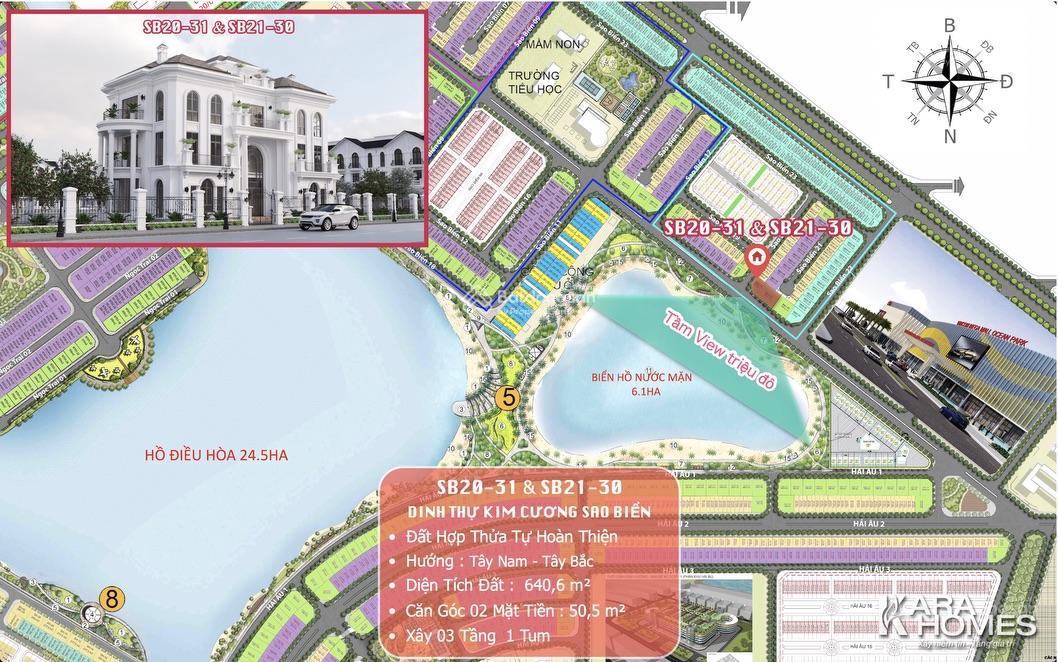 Siêu dinh thự 300 tỷ view biển tại Vinhomes Ocean Park Gia Lâm, Hà Nội (0985 941 ***) Siêu dinh thự 300 tỷ view biển tại Vinhomes Ocean Park Gia Lâm, Hà Nội (0985 941 ***)