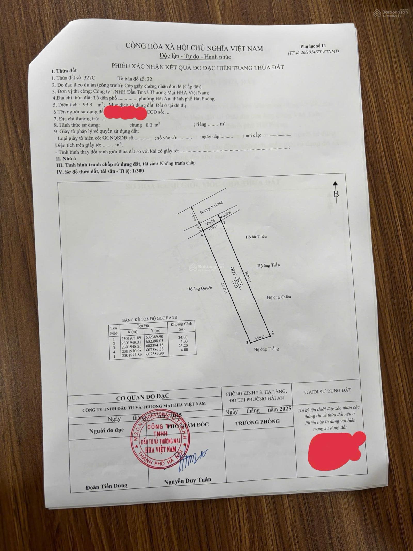 Bán đất mặt đường Lương Khê Tràng Cát, đường thông ra Cát Vũ, Nhà Mạc