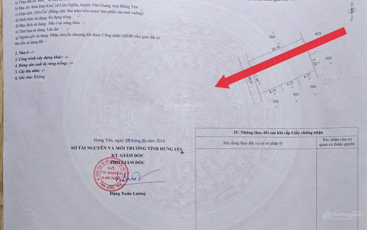 Chính chủ gửi bán đất Đan Kim giáp dự án trường đại học Bách Khoa CS2 và sân bóng đá PVF chỉ 300m