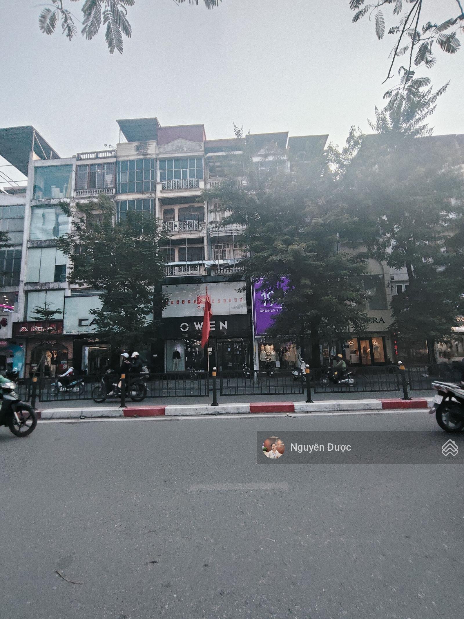 Mặt phố Chùa Bộc, Thái Hà, Đống Đa, dt 108m, 5 tầng, CHỈ 600tr/m, dòng tiền tốt kd đêm ngày