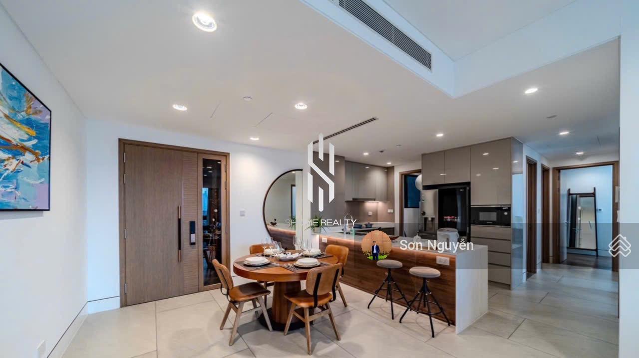 The River - Cho thuê 3PN - Tầng cao, view sông và Q1 - Bàn giao full nội thất thiết kế cao cấp