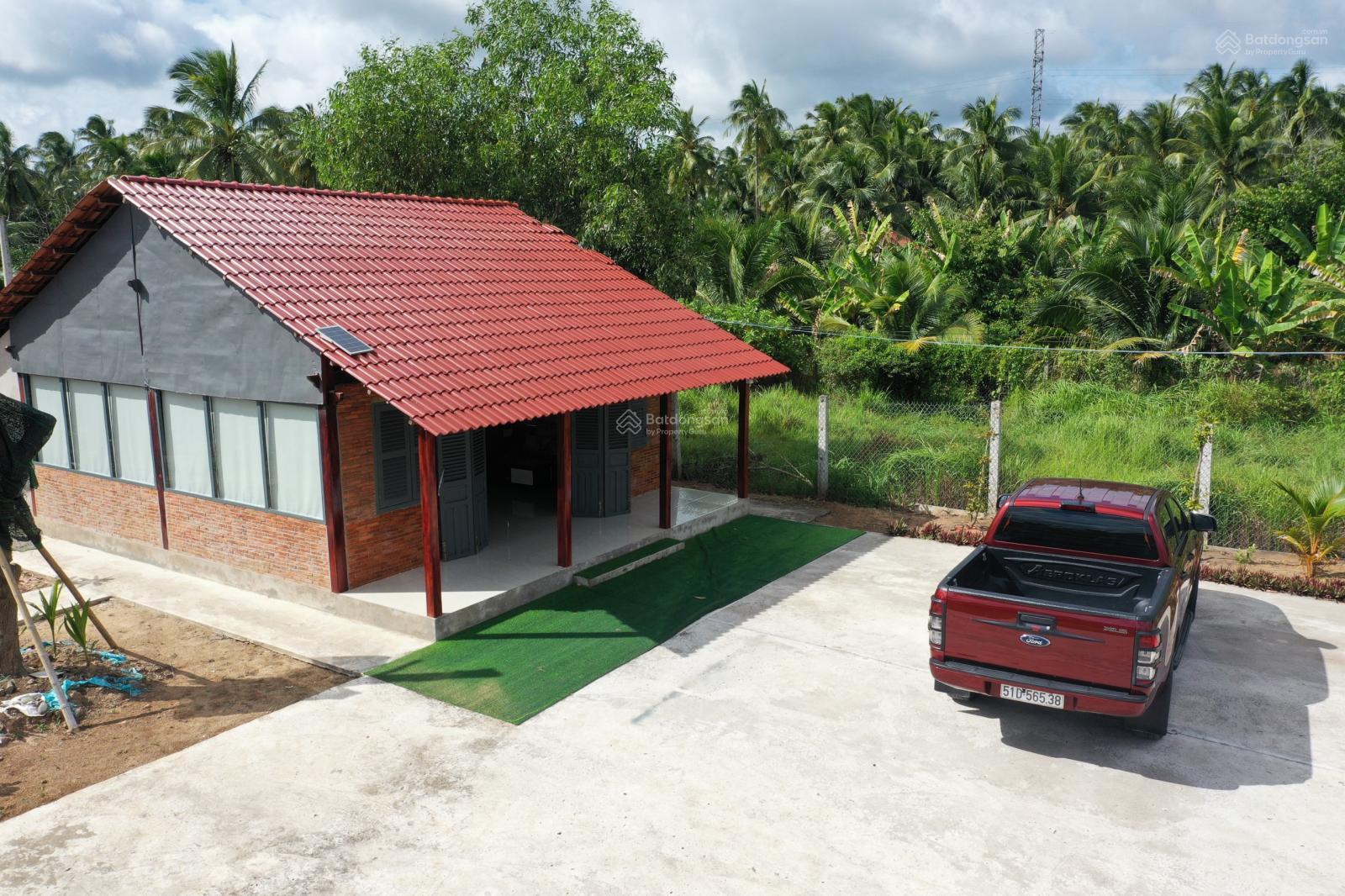 bán đất kèm nhà, ở Quới Sơn, Châu Thành, Bến Tre