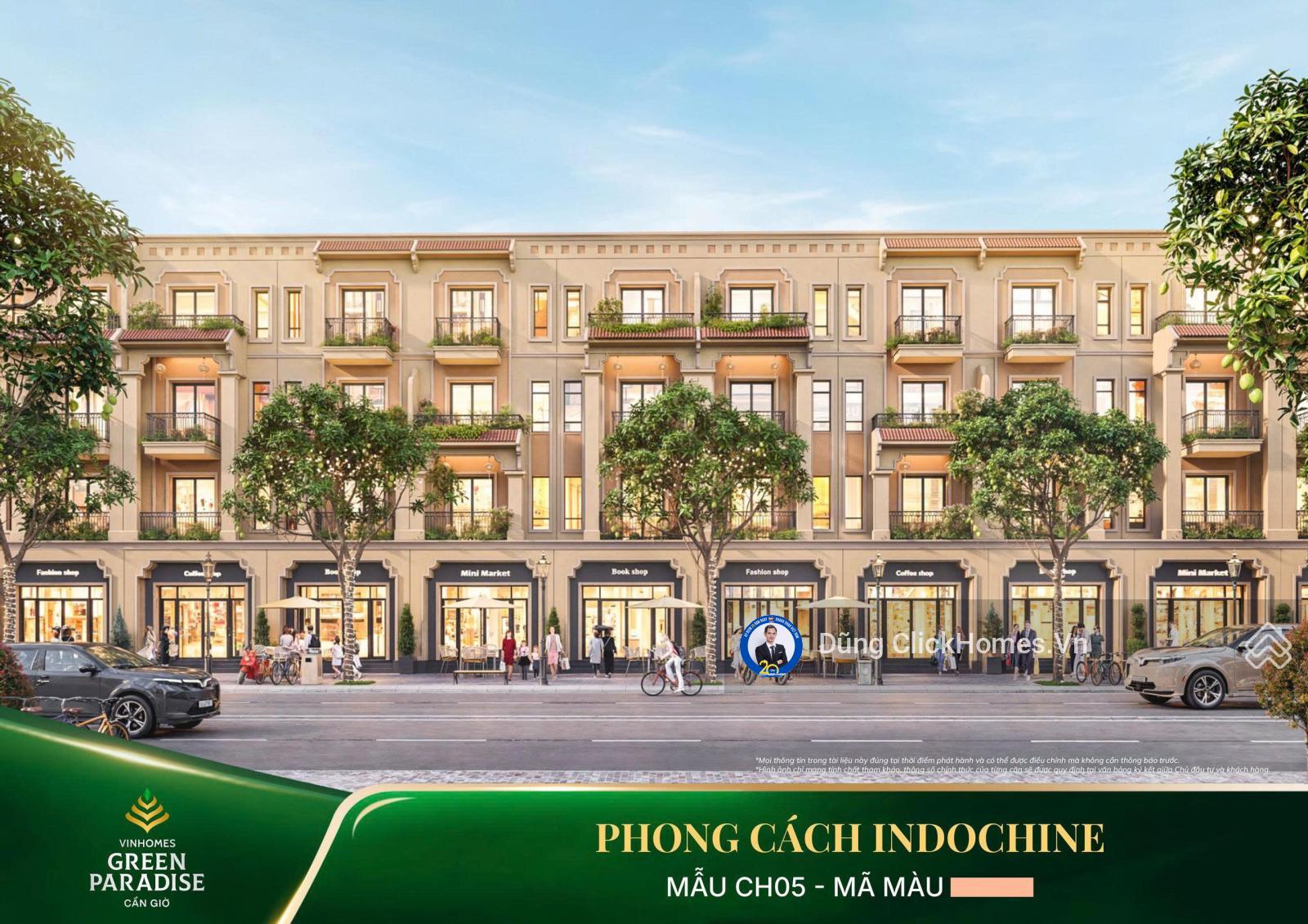 Vị trí trung tâm cực đẹp Liền kề 120m² giá 19.643 tỷ tại Vịnh Tiên Vinhomes Cần Giờ Green Paradise