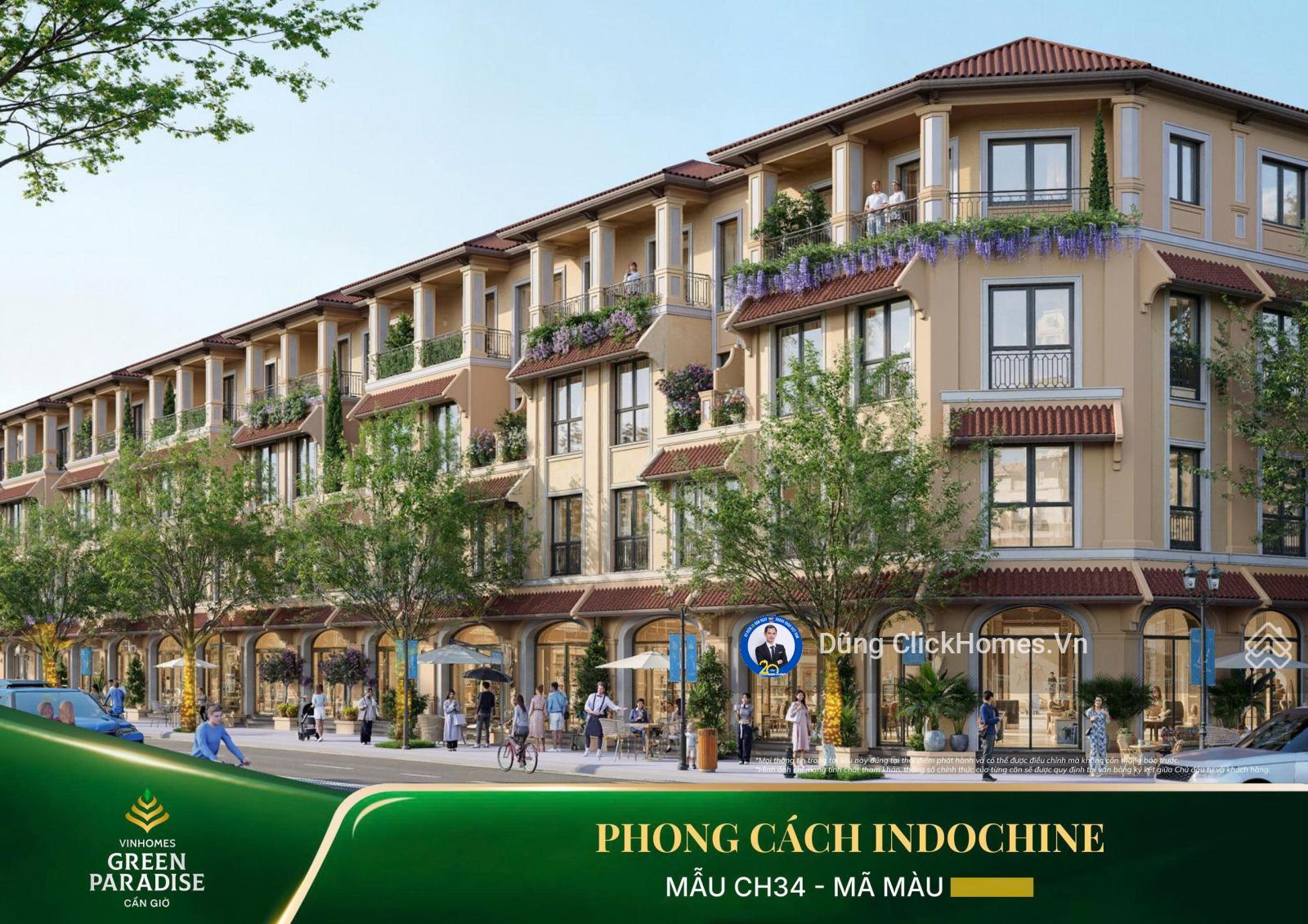Vị trí trung tâm cực đẹp Liền kề 120m² giá 19.643 tỷ tại Vịnh Tiên Vinhomes Cần Giờ Green Paradise