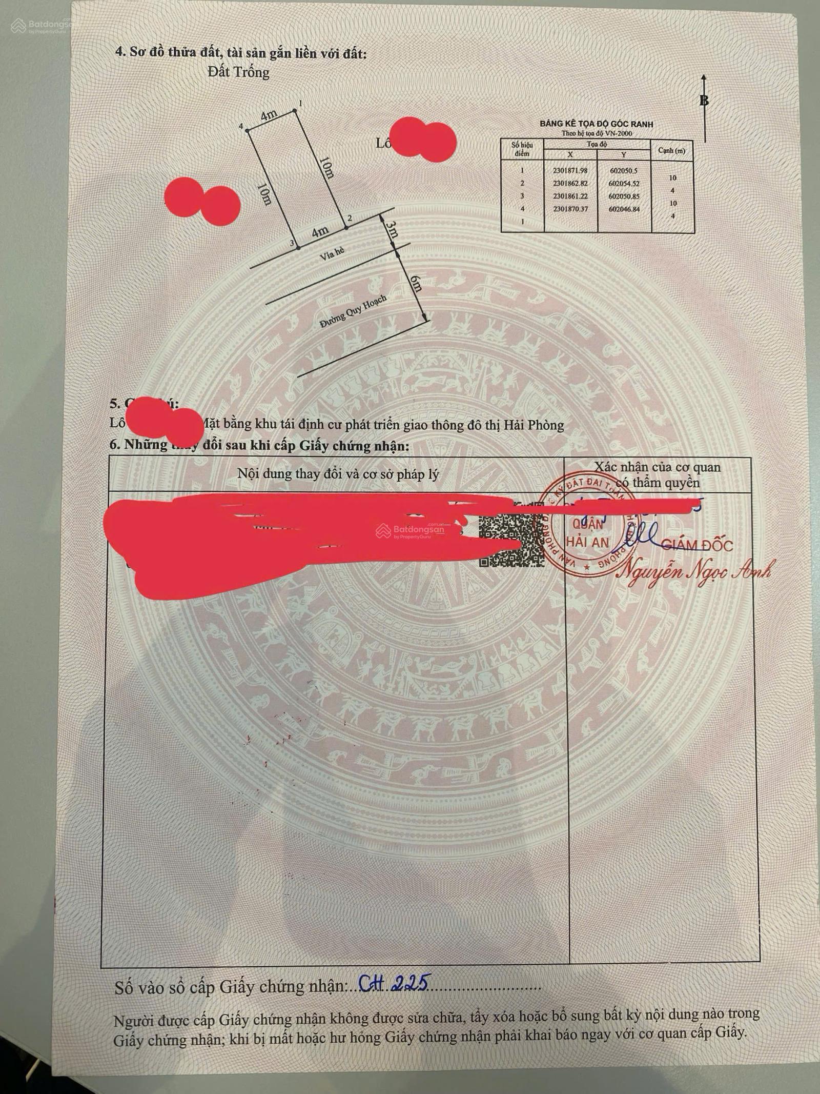 Bán siêu phẩm TĐC Tràng Cát dt 40m2 đối diện công viên, sau có lưu không 20m cực đẹp