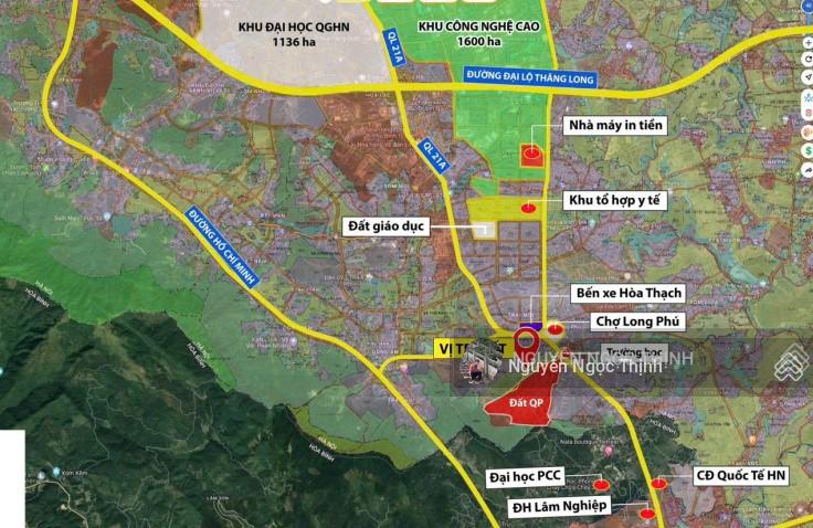 Chính chủ cần bán 100m2 full thổ cư tại Hòa Lạc