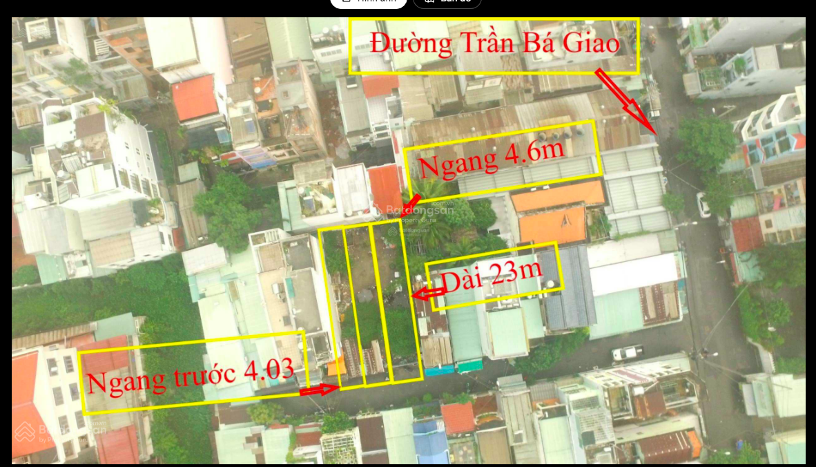 Tôi cần bán gấp 3 lô đất đường Trần Bá Giao, phường 5, quận Gò Vấp. xin phép được xây hầm riêng