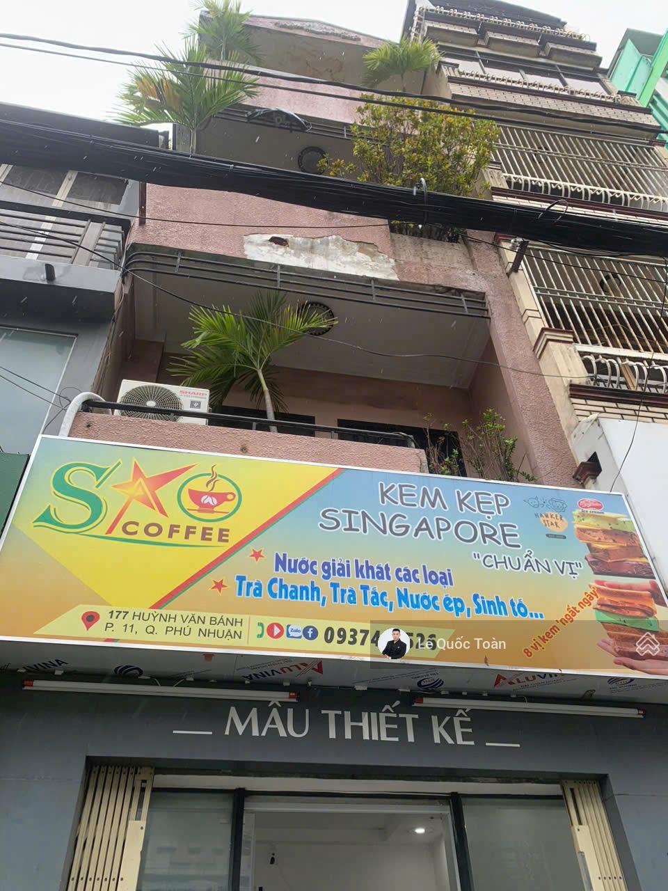 Mặt tiền KD giá tốt! Chỉ 14,5 tỷ sở hữu Nhà 2 mặt tiền, DT 3.5x12m, 4 tầng Huỳnh Văn Bánh, PN