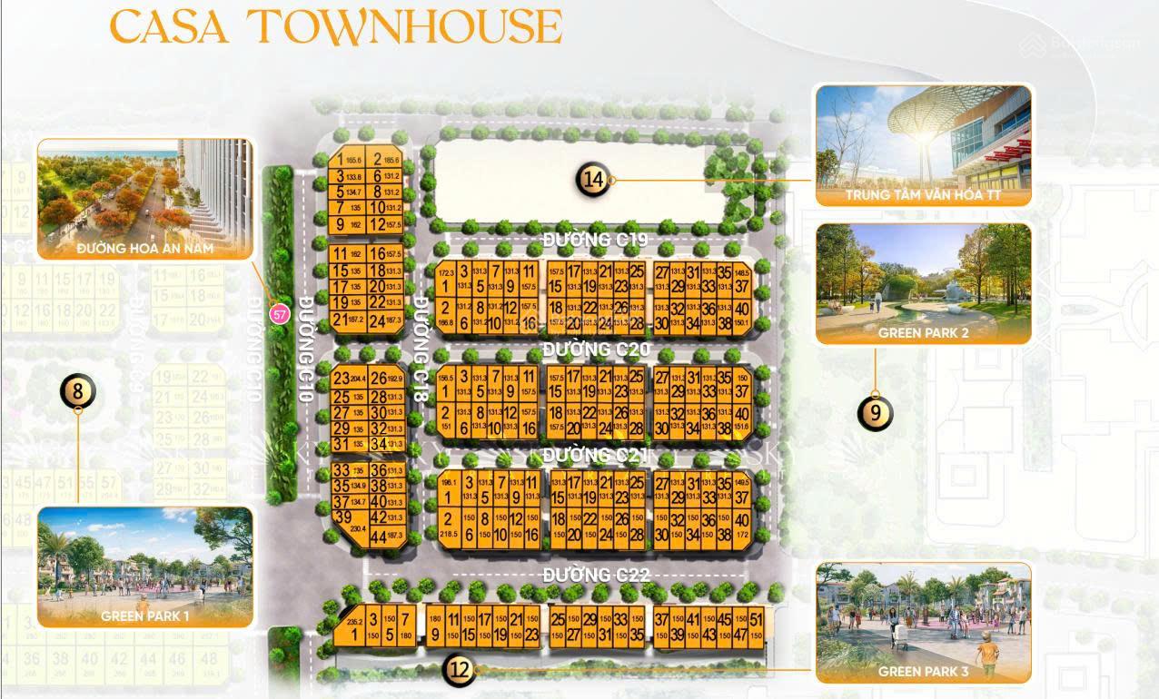 Bán nhanh căn Towhouse hạng sang vị trí VIp nhất tại Blanca City, 584m2. Xin LH: 0909 271 *** MsTrinh
