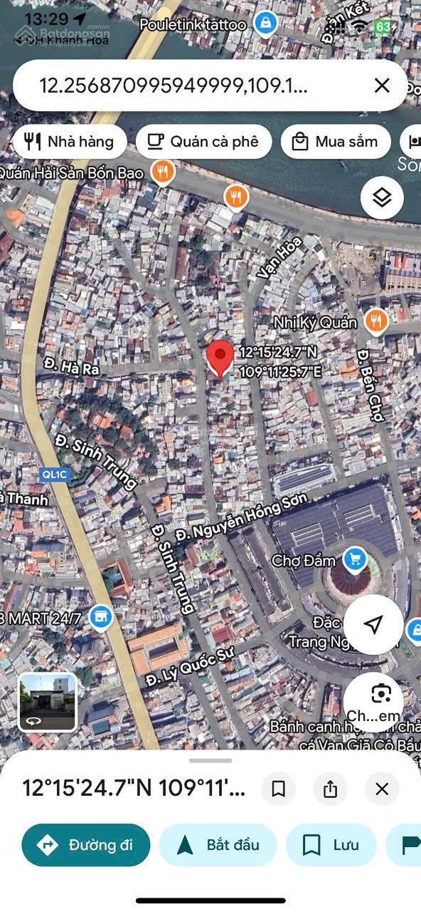 Bán nhà 2 mặt tiền gần biển, cách biển 5p đi bộ, ngay chợ Đầm sầm uất