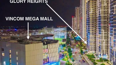 Căn Studio 2,15 tỷ tại Glory Heights Gần kề Vincom MegaMall, giá tốt nhất!