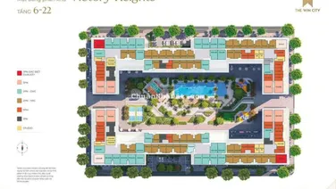 The Win City, 46m2 2PN 1WC giá chỉ 30 triệu/m2. Full nội thất