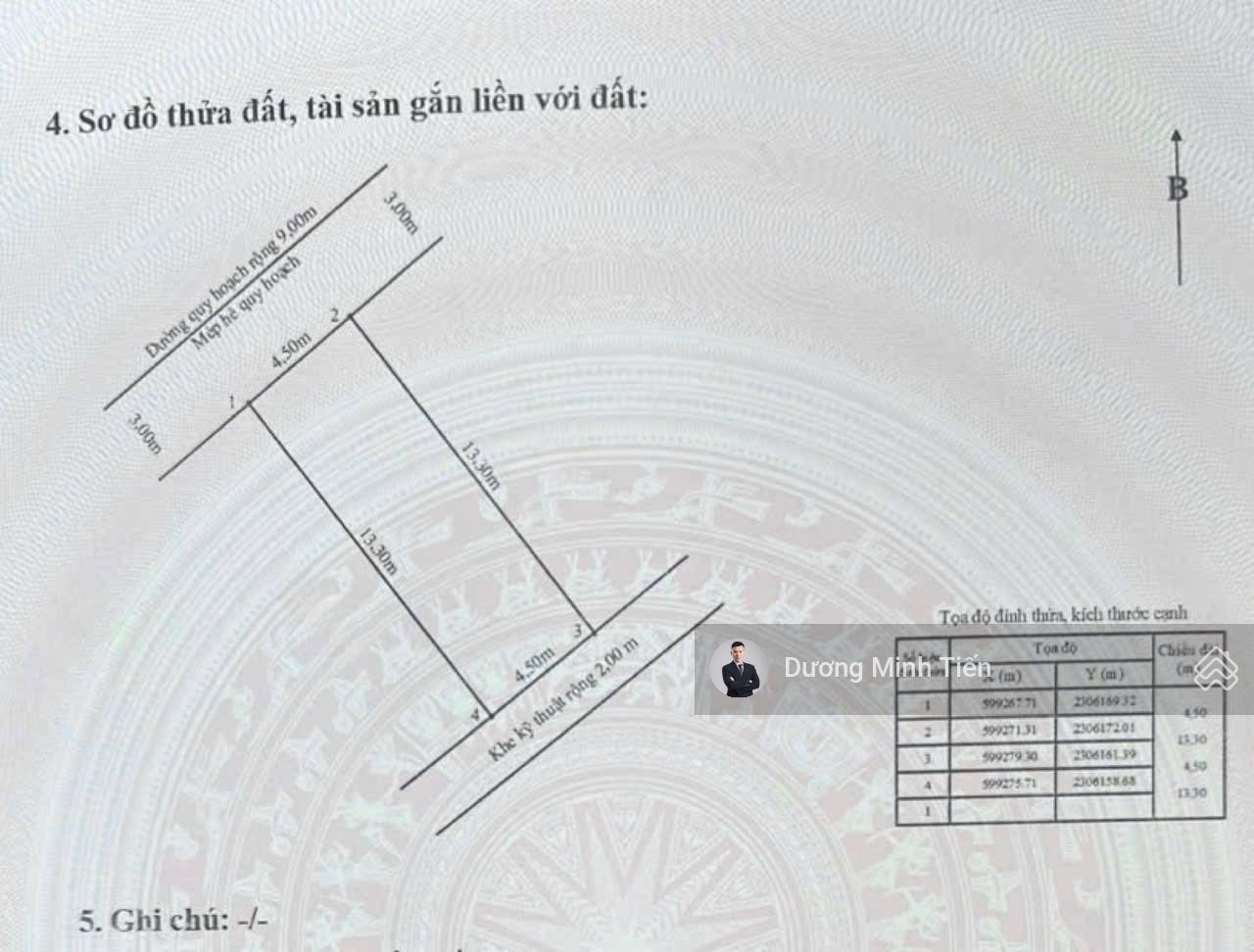 59.9m2 đất trục chính đường 15m Lô 20B Lê Hồng Phong sau Lạc Hồng