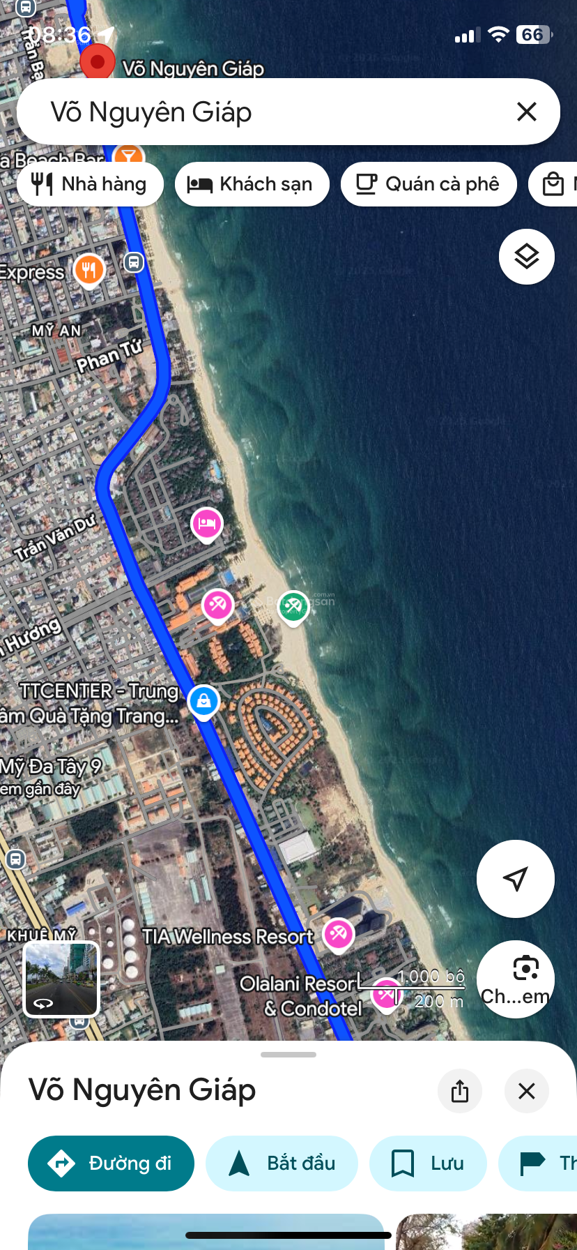 Bán đất mặt tiền biển đường võ nguyên giáp ngang 21m giá chỉ 70 triệu/m2