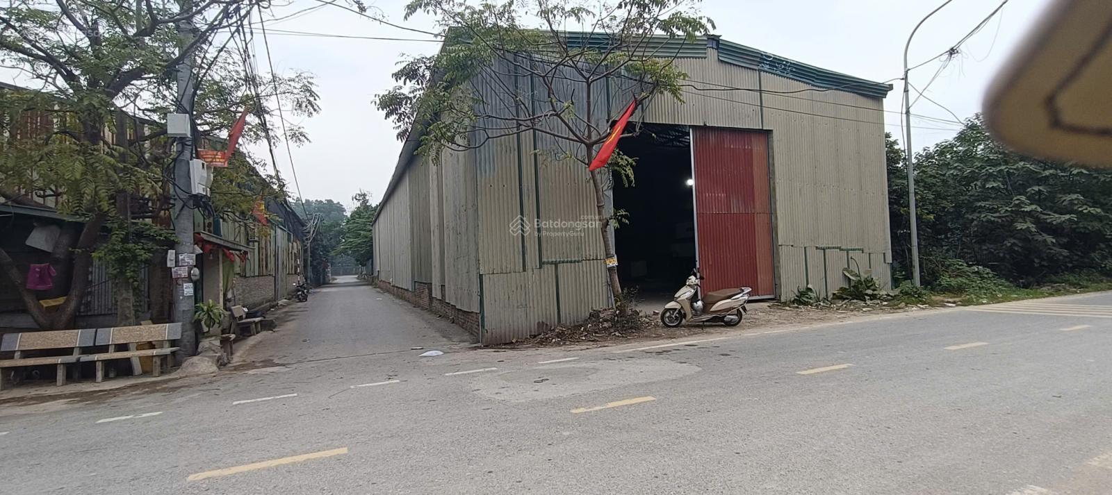 Cho thuê kho xưởng Đại Lộ Thăng Long, An Khánh, DT 600m2, căn góc, điện 3fa, xe công vào, xuất VAT