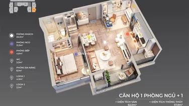 Bán nhanh 1PN + The Sang view biển Mỹ Khê, cạnh An Thượng, sở hữu lâu dài - Giá tốt nhất hiện tại