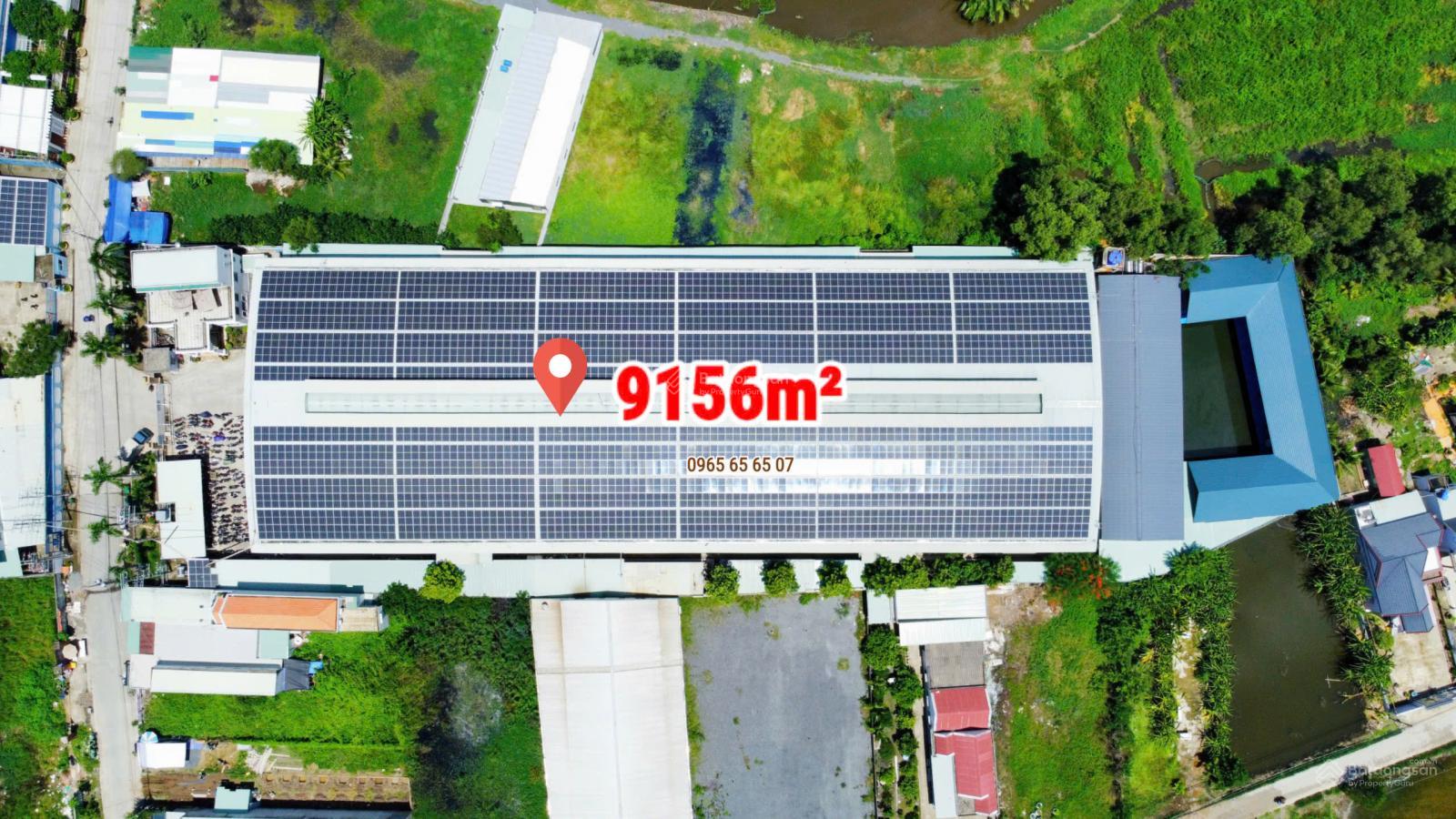 Siêu phẩm đầu tư khu Mỹ Yên, Bến Lức, Long An 9.156m², sẵn 5.000m² xưởng & VP, HĐT 6%/năm