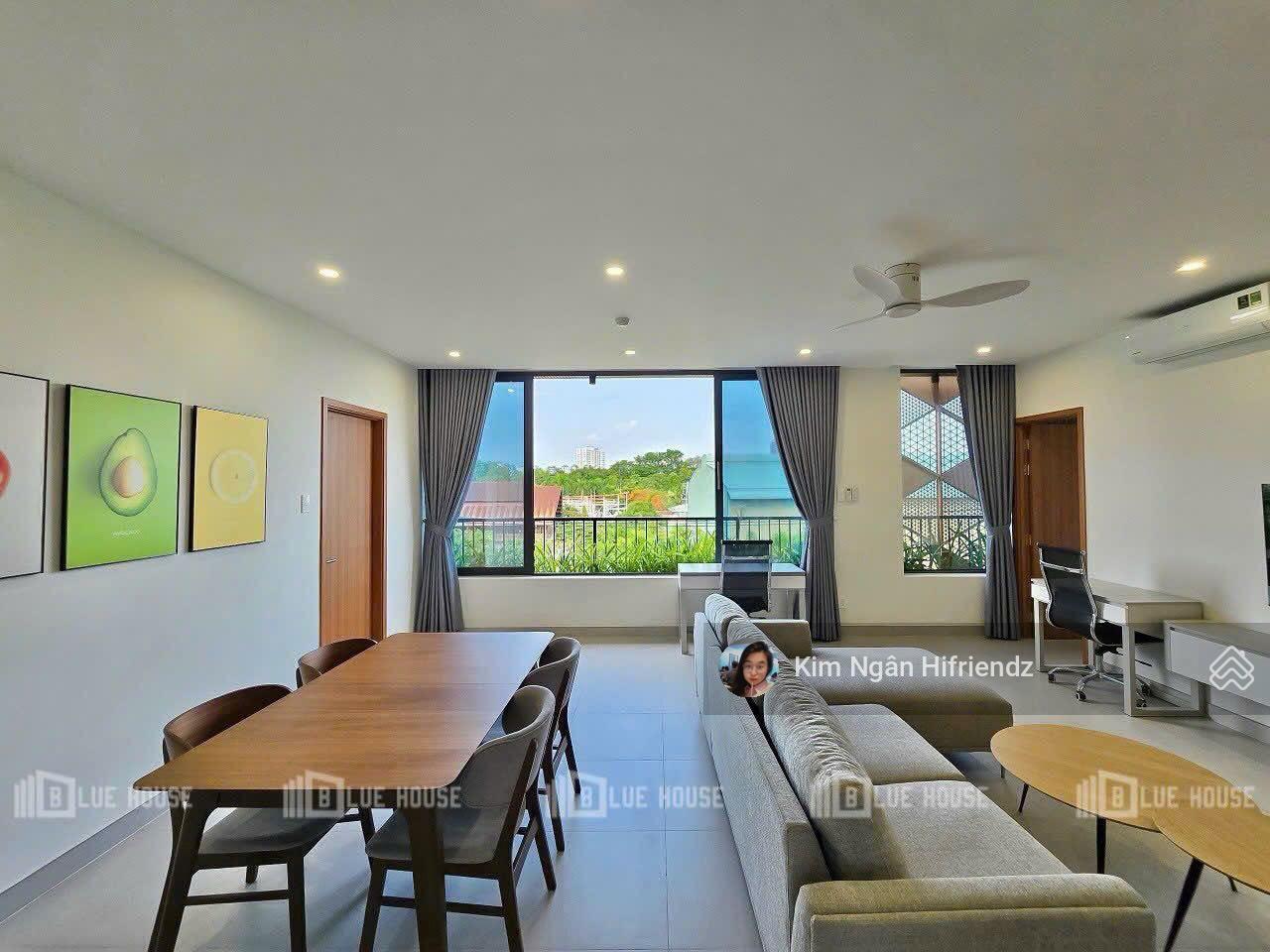 Căn hộ dịch vụ 1 phòng ngủ + 1 phòng khách siêu rộng - view thoáng - nội thất cao cấp