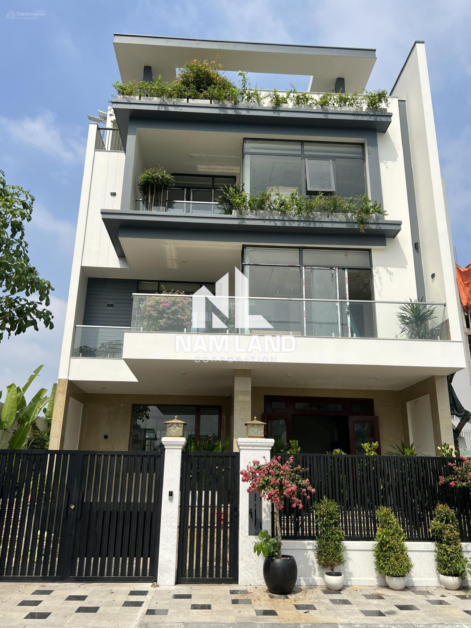 Cho thuê nhà đường Bát Nàn gần sông Sài Gòn hầm 4 lầu 5 phòng có nội thất, thang máy khu an ninh