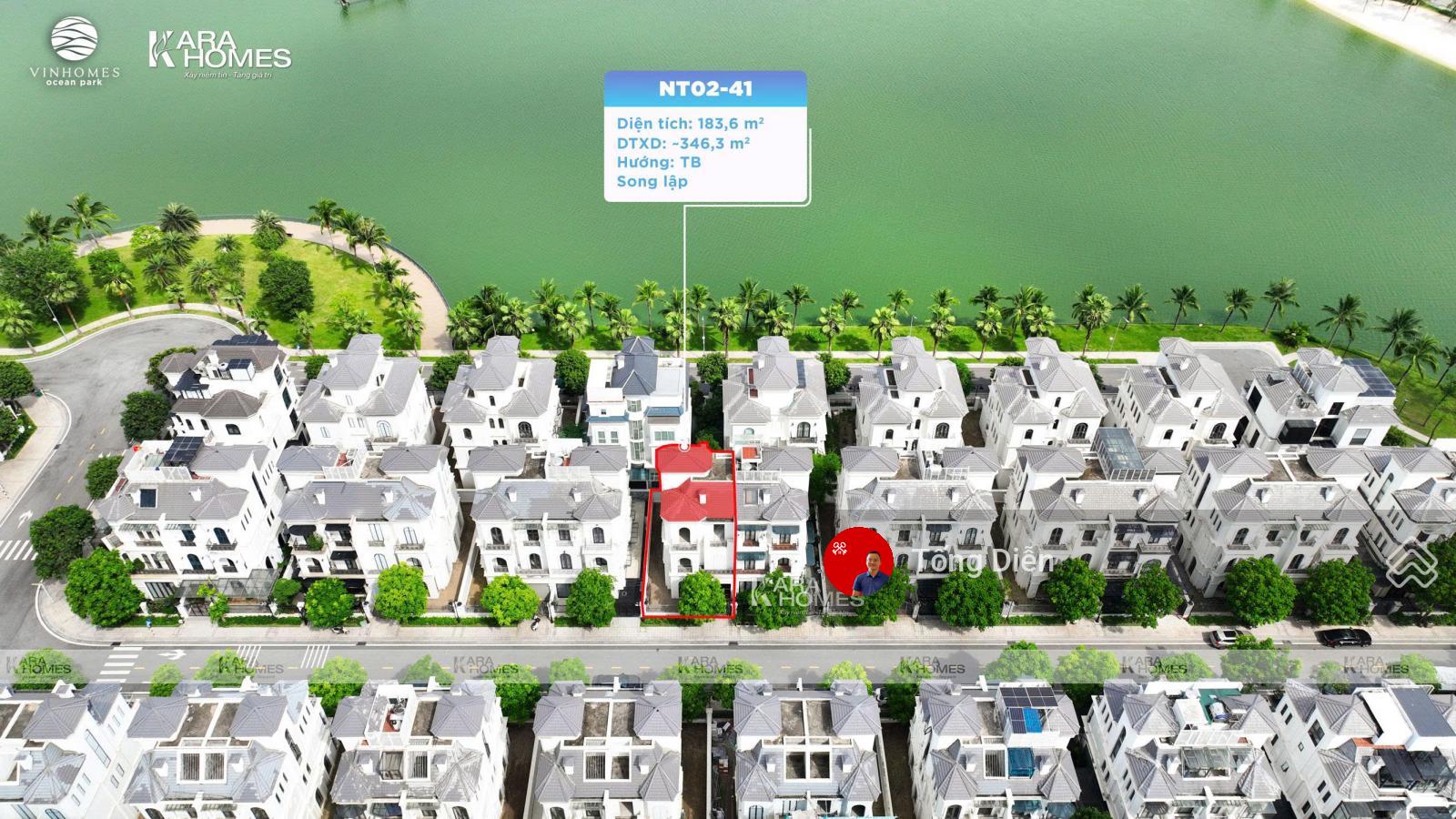 Tống Diễn 0944 866 ***. Bán BTSL Ngọc Trai, 183.6 m2, 43 tỷ.