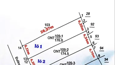 Suối cát - giá rẻ 1 tỷ050 đất full thổ 175m2. LH: 0333 039 ***