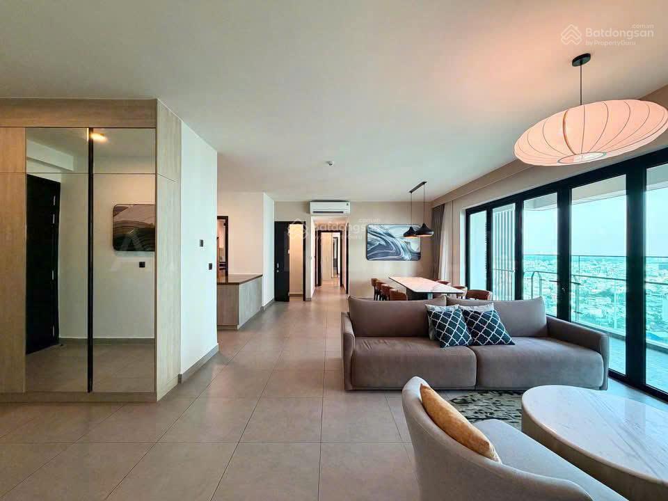 CHO THUÊ CĂN HỘ 4PN + 1 FULL NỘI THẤT MỚI CỨNG VIEW SÔNG CỰC CHILL. Thiết kế chuẩn Somerset