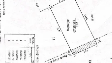 BÁN ĐẤT (8x16,5) HẺM RỘNG 10M TRẦN THỊ TRỌNG, P.15, TÂN BÌNH