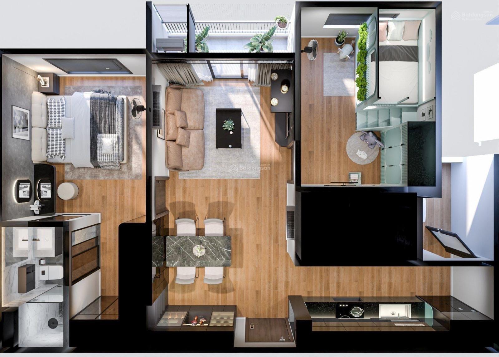 Bán chung cư 2PN + 1 tòa Zen, Gamuda, Hoàng Mai, Hà Nội (thiết kế xuất sắc)