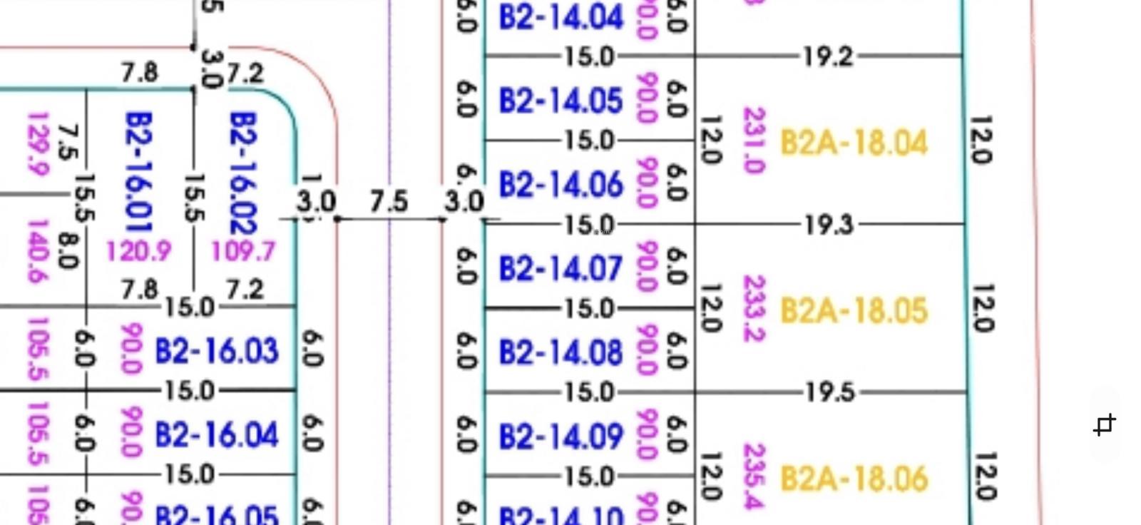 Bán lô FPT ngay cống chính vào Đt 90m2(6x15m) giá bán 5ty7 .lh 0914 433 ***.