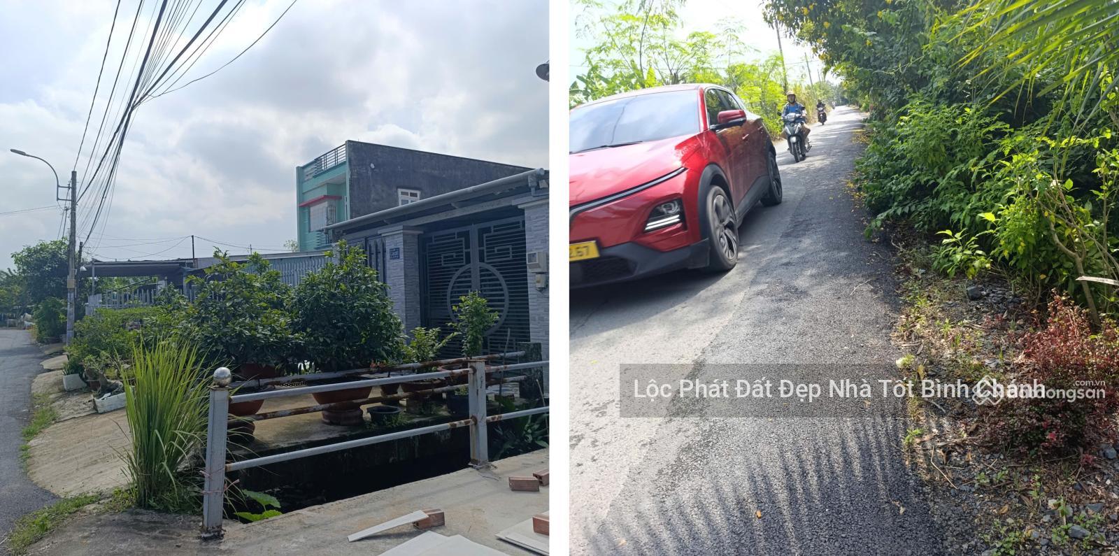 Đất mặt tiền 7 Cá 8 Luông 125m2 Bình Chánh chủ bán giá rẻ so KV chợ Hưng Long Bờ Đấp mới An Phú Tây