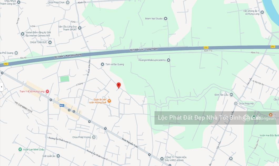 Đất mặt tiền 7 Cá 8 Luông 125m2 Bình Chánh chủ bán giá rẻ so KV chợ Hưng Long Bờ Đấp mới An Phú Tây