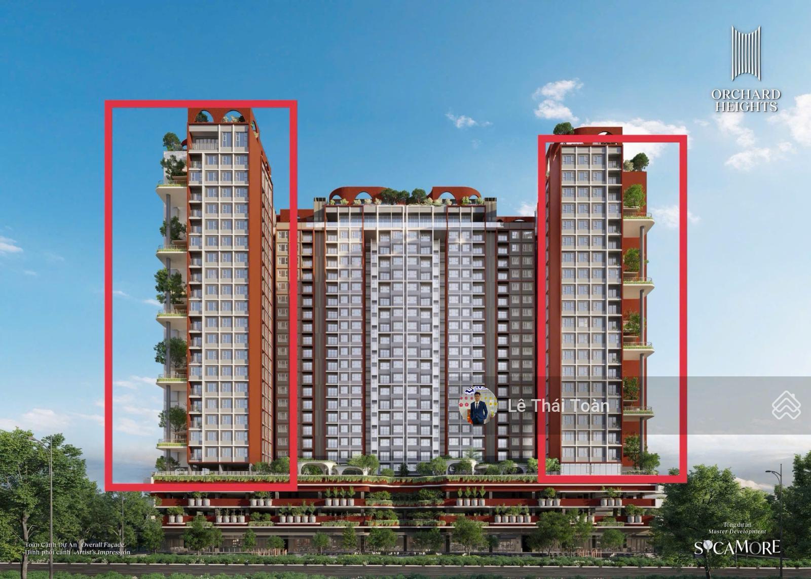 Căn Sky Gadens 3PN 118m2 có sân vườn riêng giá 6.5 tỷ (bao thuế phí sang tên) Orchard Heights