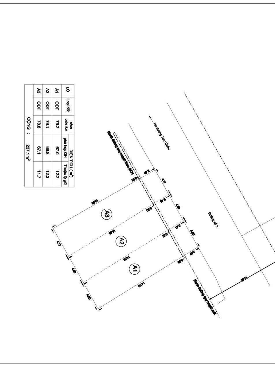 Còn 2 lô F0 mặt tiền đường Số 3 Tam Bình 80m2 ngang 4,5m
