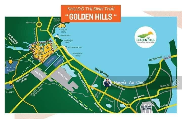 Bán lô đất Golden Hills vị trí siêu VIP A1 đẹp nhất khu, giá tốt nhất chỉ 30,4 tr/m2