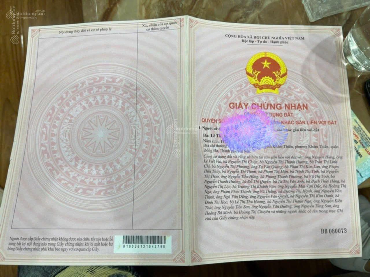 Bán CCMN mới đẹp, sổ hồng từng căn, mặt phố, view hồ - Khương Thượng, Đống Đa