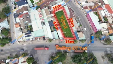 Siêu phẩm mặt tiền DT743, công vào của KCN Tân Đông Hiệp B, không có sản phẩm thứ 2