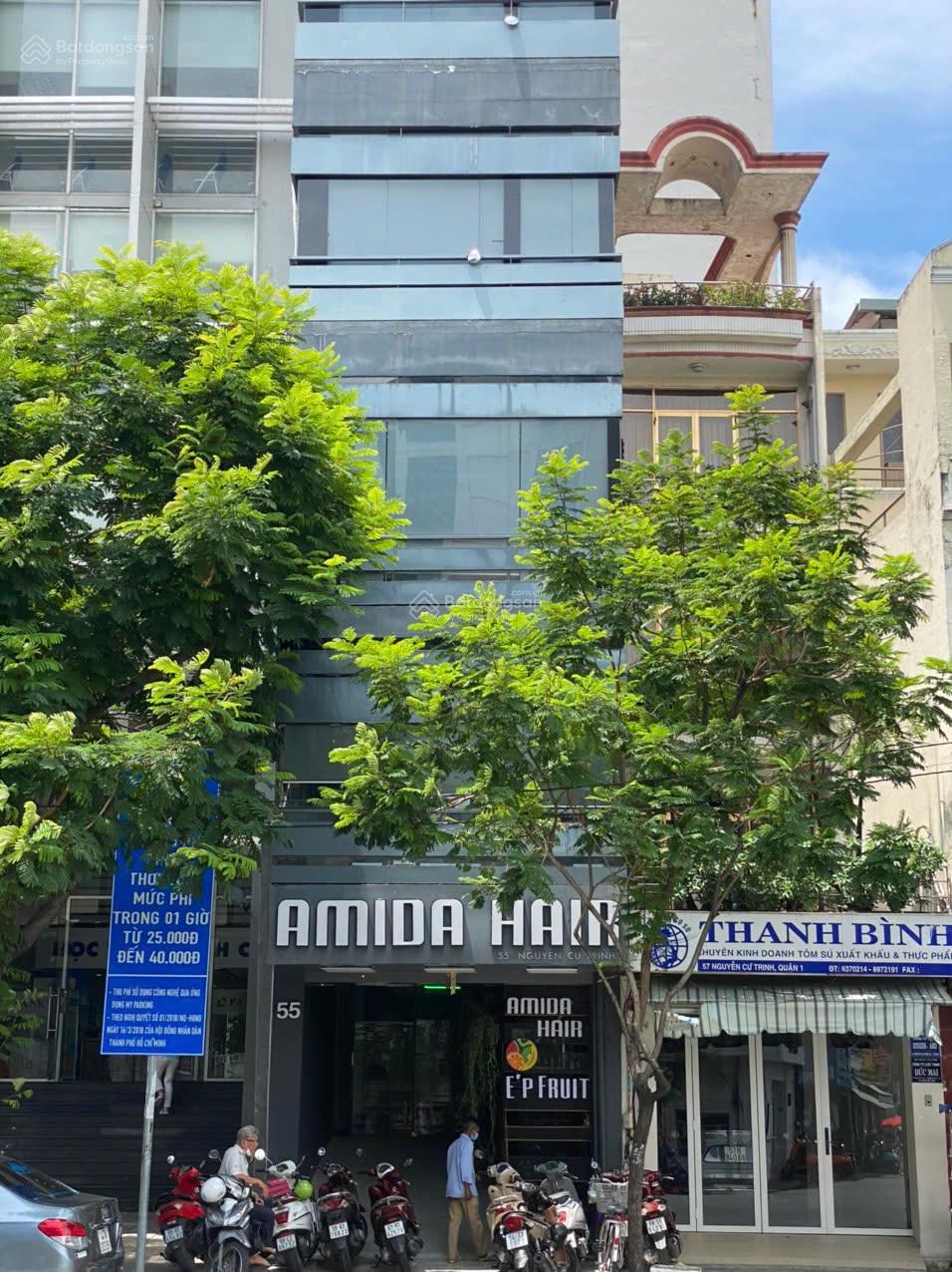 TÒA NHÀ MT NGUYỄN CƯ TRINH Q1 - NGAY KS PULLMAN - HĐT 95TR/THÁNG - 7 TẦNG - 45 TỶ - DT: 4,4M X 17M