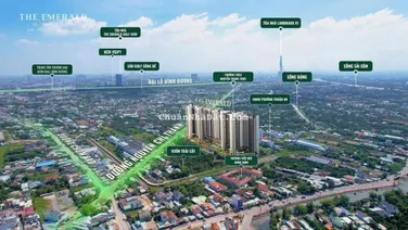 The Emerald Garden View - căn hộ chuẩn Resort tại QL13 giá chỉ từ 35tr/m2. Booking được ưu đãi X2