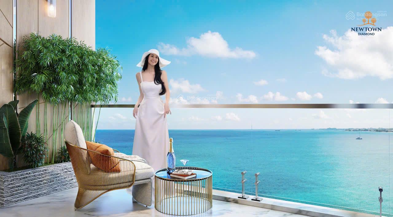 Căn hoa hậu 3PN tầng 25 đẹp nhất dự án căn hộ Newtown Diamond Đà Nẵng - tầm view biển tỷ đô