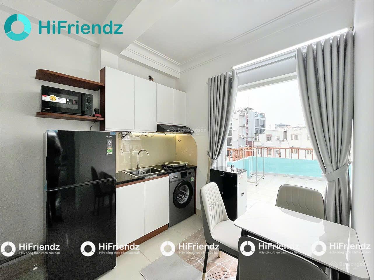 New 100%| Căn hộ 2PN 60m2 ban công sân vườn, thang máy, full NT, gần CV Lê Văn Tám, chợ Tân Định