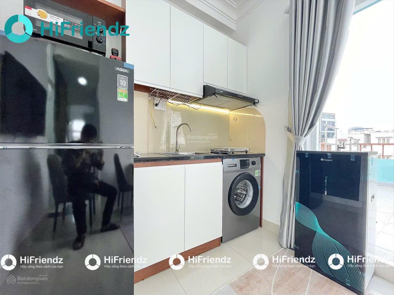 New 100%| Căn hộ 2PN 60m2 ban công sân vườn, thang máy, full NT, gần CV Lê Văn Tám, chợ Tân Định