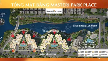 Cần bán căn 1PN giá tốt nhất chỉ 6.045tỷ - Block A2 Masterise Park Palce. Ký trực tiếp CĐT. CK 12%