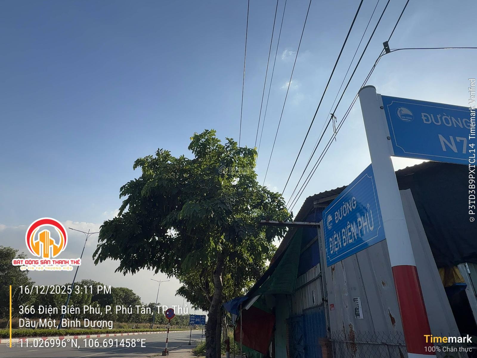 Chính chủ bán lô đất mặt tiền Điện Biên Phủ ( Tạo Lực 1 )phường Phú Tân ( Nay Là P Bình Dương )