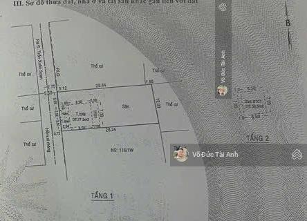 Bán đất có sẳn nhà ngang 12m full thổ 336m2 khu HimLam CPXD 6 tầng - 37 tỷ