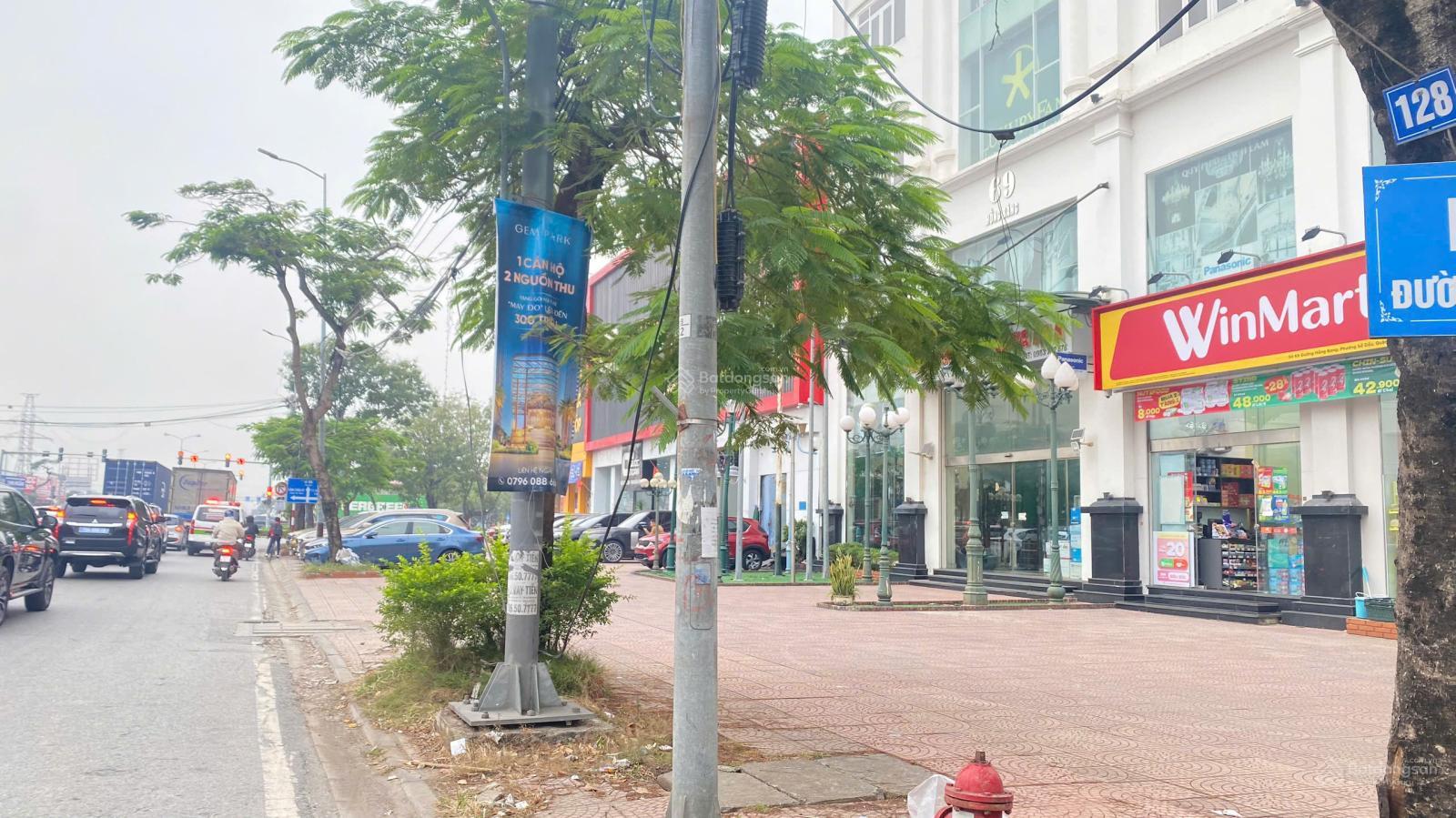 HÀNG HIẾM  ĐẤT MẶT ĐƯỜNG HỒNG BÀNG  ĐỐI DIỆN 3 TÒA GEM PARK