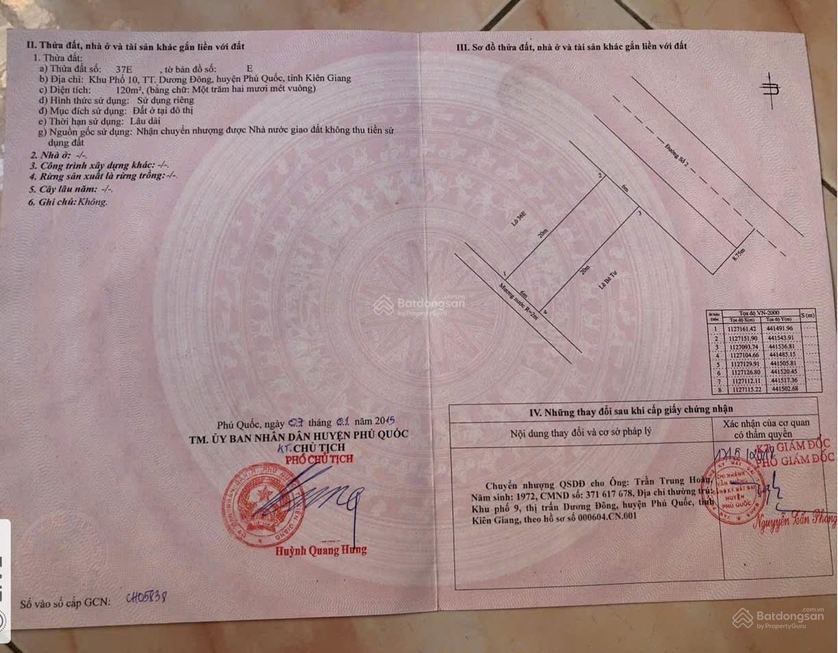 Cần bán lô 120m2 TĐC Khu Phố 10, đối diện công viên. Ngay cạnh siêu dự án sân bay cũ của SunGroup