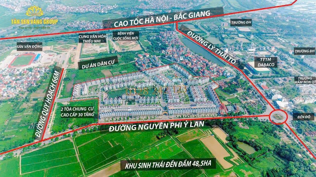 Bán căn nhà biệt thự đơn lập view bể bơi duy nhất tại dự án Mạnh Đức Victory Từ Sơn LH 0326 569 ***